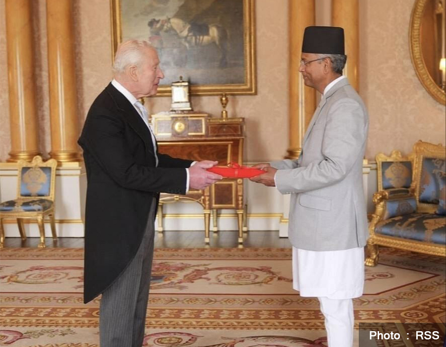 UK King Charles 3rd and Chandra Kumar Ghimire